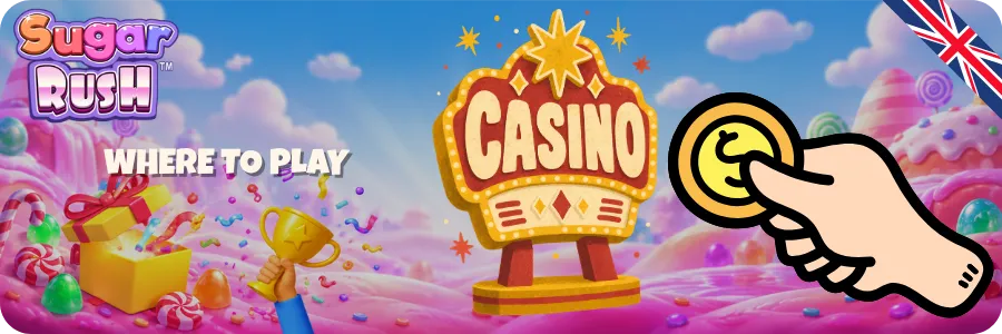 Sugar Rush slot offered by licensed UK operators